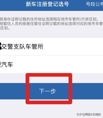 机动车牌照网上选号（网上选号 车牌）