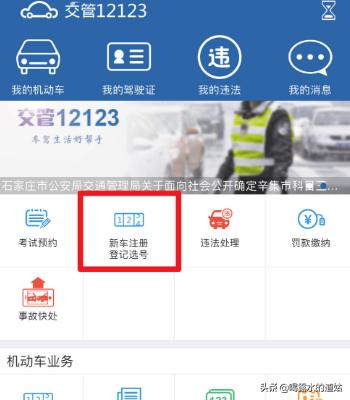 机动车牌照网上选号（网上选号 车牌）